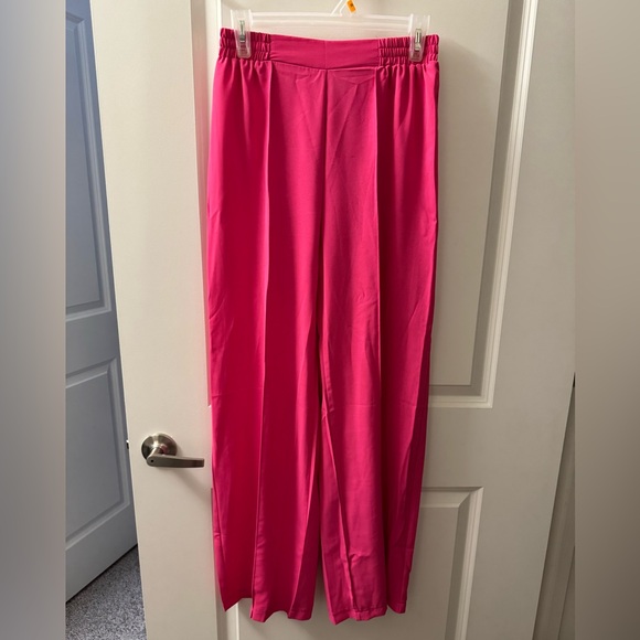 Pink wide leg pants - Picture 1 of 4